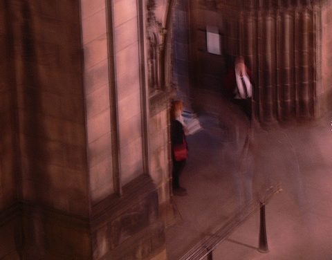 Ghostly apparitions appearing in photos