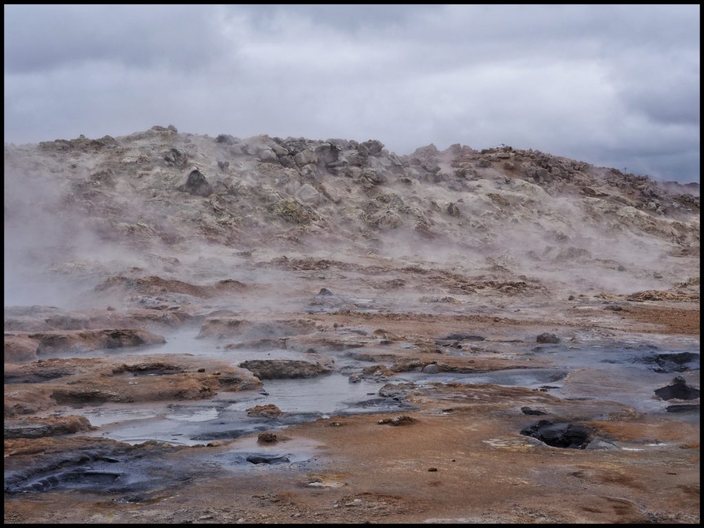 Sulfur build up from steaming water