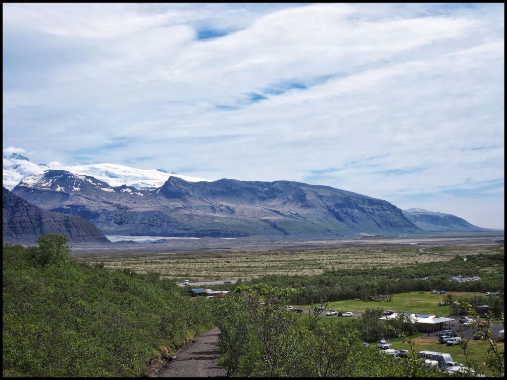 Morning view with Glacier