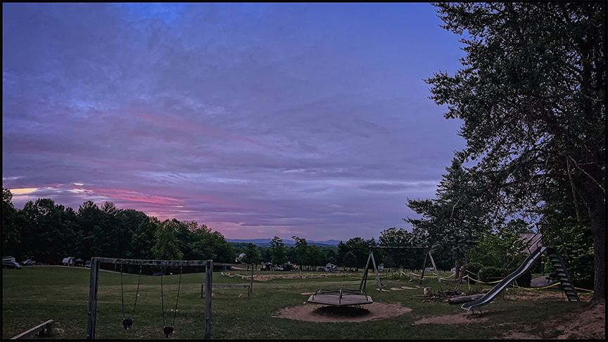 purple morning sunrise