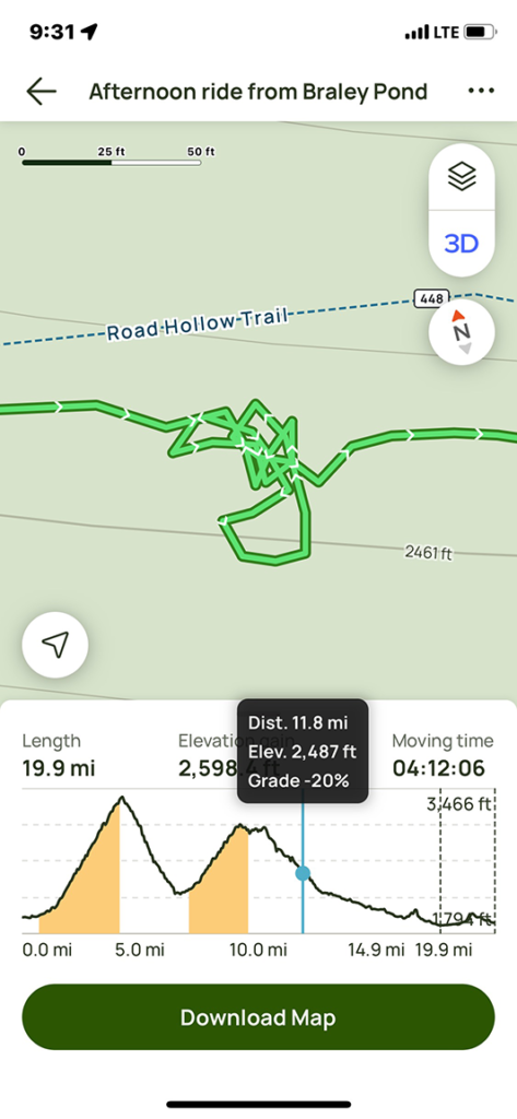 bike route map