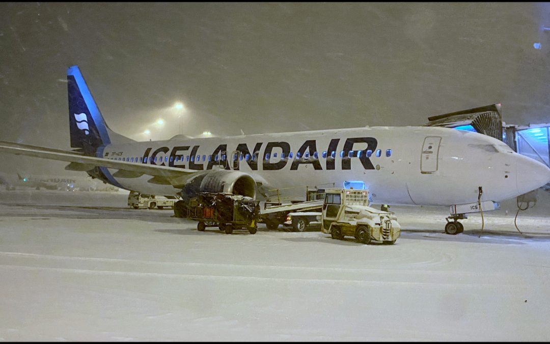 Leaving for Scotland via Iceland